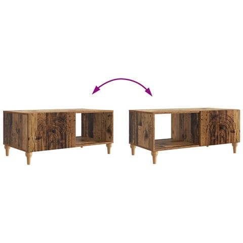 Tavolino da salotto Legno antico 90 x 50 x 40 cm - Foto 9