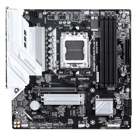 B840M GAMING PLUS WIFI6E Scheda Madre - CPU AMD Ryzen 9000, VRM a 8+2+2 fasi, fino a 8200 MHz DDR5 (O.C.), 2× M. 2 PCIe 4.0, Wi-Fi 6E, LAN 1 GbE, USB 3.2 Gen 2 - Foto 2