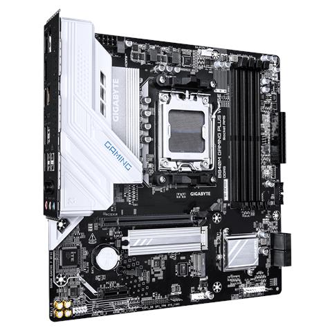 B840M GAMING PLUS WIFI6E Scheda Madre - CPU AMD Ryzen 9000, VRM a 8+2+2 fasi, fino a 8200 MHz DDR5 (O.C.), 2× M. 2 PCIe 4.0, Wi-Fi 6E, LAN 1 GbE, USB 3.2 Gen 2 - Foto 4