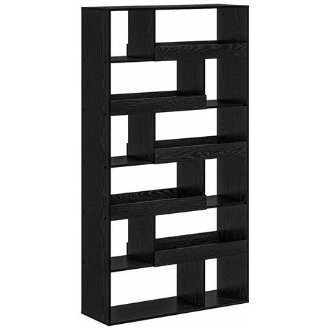 Scaffale per Libri Rovere nero 100 x 33 x 156,5 cm - Foto 1
