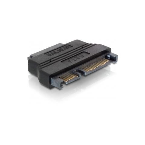 SATA 22-pin / Slim SATA Adapter SATA 22-pin M Slim SATA 13-pin FM Nero cavo di interfaccia e adattatore - Foto 2