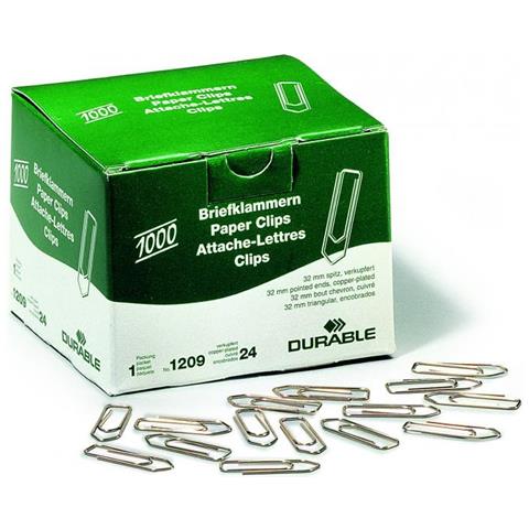 Fermagli Ramati 32 Mm Punta Triangolare Colore Rame Conf. Da 1000 Pz. - Foto 1