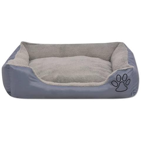 Cuccia Per Cani Con Cuscino Imbottito Taglia Xl Grigio - Foto 5