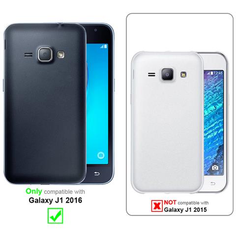 Custodia Compatibile Con Samsung Galaxy J1 2016 In Classy Argento - Coperchio Protettiva Con Chiusura Magnetica, Funzione Stand E Tasca Per Le Carte - Foto 10
