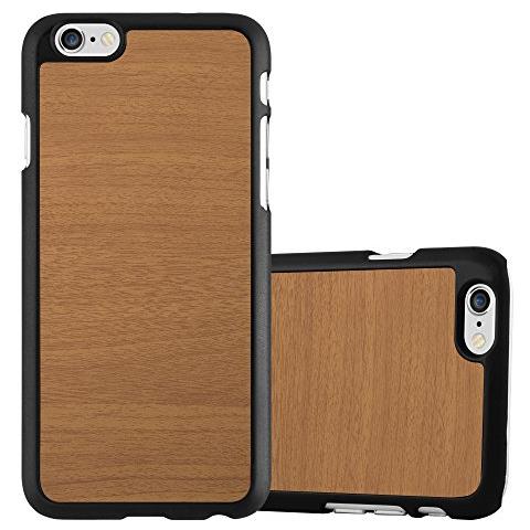 Cadorabo Custodia Compatibile Con Apple Iphone 6 / Iphone 6s In Woody Marrone - Hard Case Coperchio Di Protezione In Look Legno Contro I Graffi E Gli Urti - Foto 1