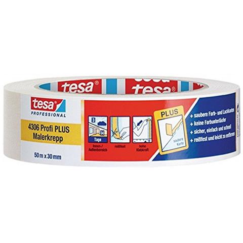 Nastro Per Mascheratura Ad Innesto 4306 Lunghezza 50 M Larghezza 30 Mm Camoscio 04306-0004 - Foto 1