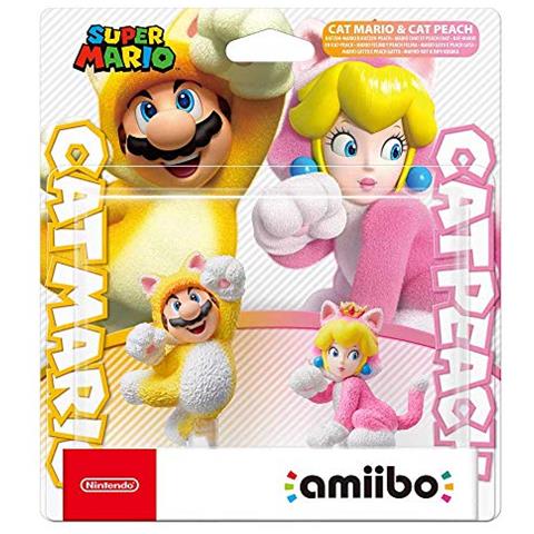 Amiibo Mario Gatto Gatto E Peach (Double Pack) - Limited - Nintendo Interruttore - Foto 1
