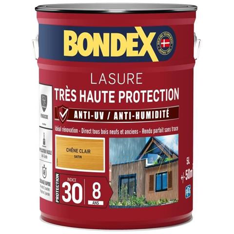 Mordente Per Legno Ad Altissima Protezione 8 Anni Rovere Chiaro 5l - Foto 1