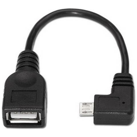 10.01.3600, Micro-USB B, USB A, Maschio / femmina, Ad angolo, Dritto, Nero - Foto 2