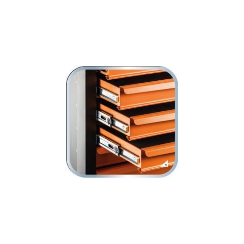 Carrello Portautensili 6 Cassetti Chiusura Centralizzata - Foto 2