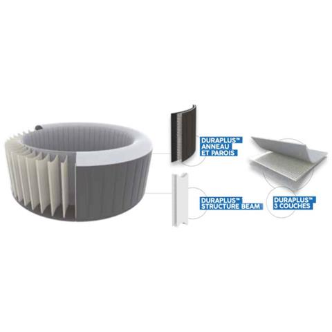 Spa Rotonda Gonfiabile - 7 Posti - 180 X 66 Cm - Lay-z-spa Helsinki Airjet - 60025 - Foto 2