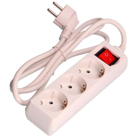 Blocco - 3 Prese Con Interruttore - 16a - 3m - 41043 - Foto 1