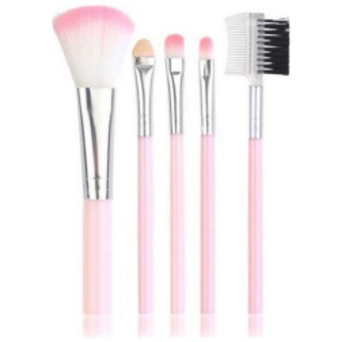 Pennelli Per Il Trucco Set Di 5 Pennelli Per Il Trucco Pink - Foto 1