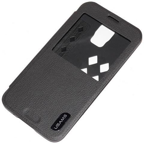 Custodia Originale Flip Case Cloud Series Per Samsung Galaxy S5 G900 Black - Foto 1