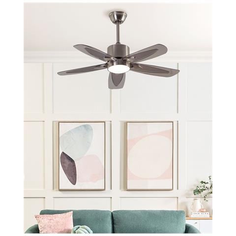 Ventilatore Da Soffitto Argento Con Luce Coyote - Foto 1