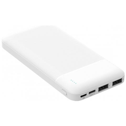 Powerbank 10000mah Elegante Litio-polimero, Bianco - Foto 1