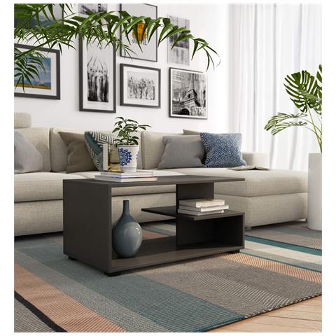 Tavolino da caff? PIN, 90x51x45 cm, Colore Grigio Grafite - Foto 5