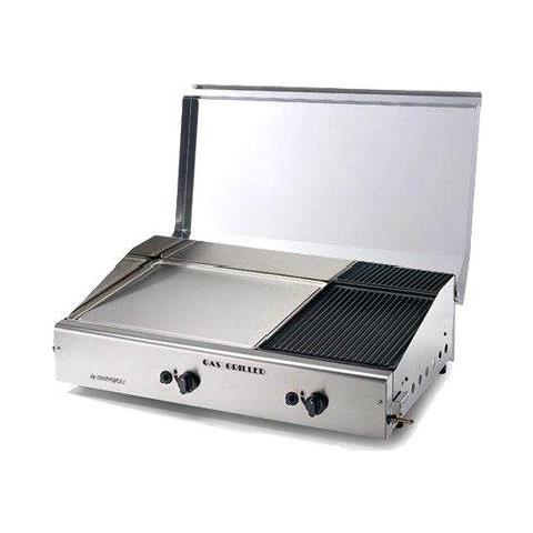 Barbecue Ompagrill 4068/COVER /M Plancha Double Duegas Inox satinato - Foto 1