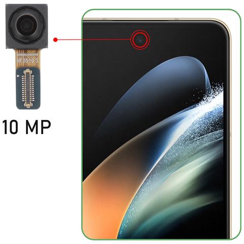 Fotocamera Frontale Per Samsung Galaxy Z Fold4 Sensore Selfie 10mp, Nero - Foto 4
