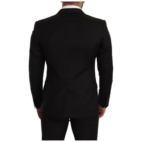 Abito 2 Pezzi Martini Slim Fit A Quadri Neri - It44 - Xs - Foto 2