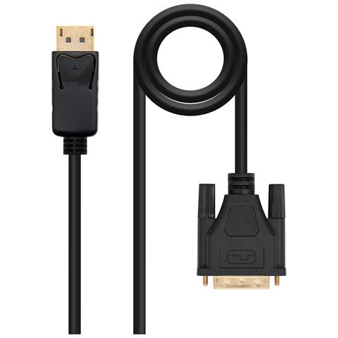 10.15.4501 cavo e adattatore video 1 m DisplayPort DVI Nero - Foto 1