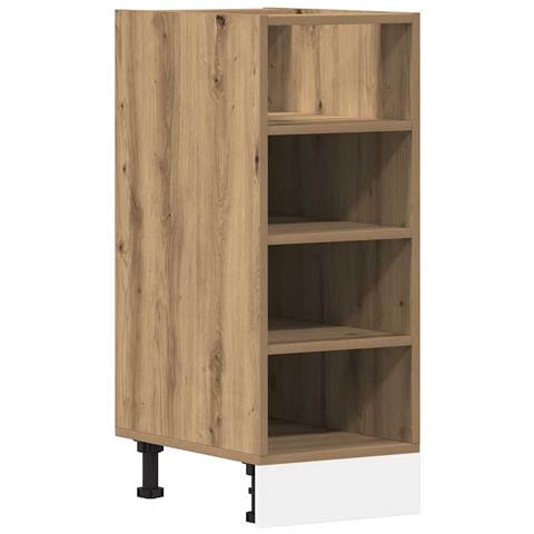 Armadio Inferiore “Riga” Rovere Artigianale 30x44,5x81,5 cm - Foto 1