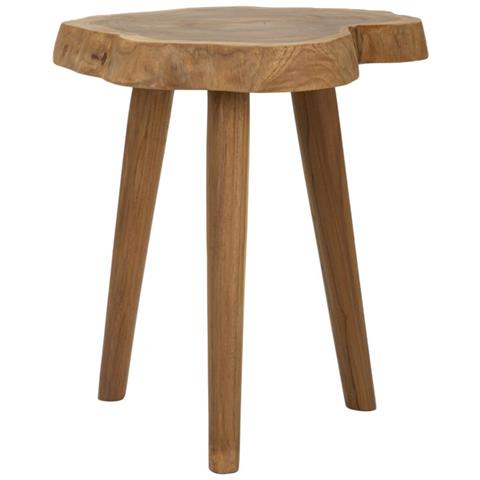 Sgabello Basso Natura 11 - Marrone - Legno - 38x38x45 Cm - Foto 2