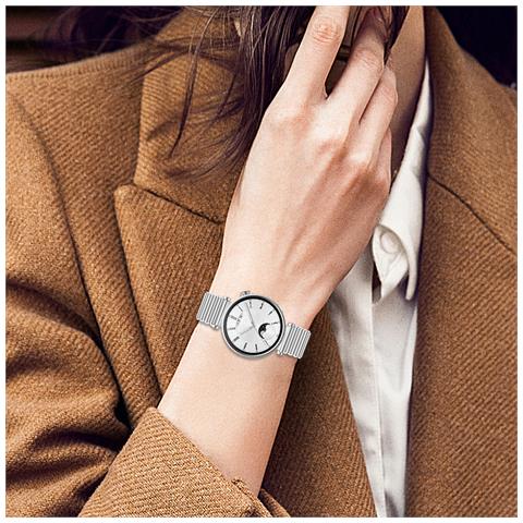 Cinturino Per Orologio In Acciaio Inossidabile Da 18 Mm Per Serie Huawei Gt5 Silver - Foto 6