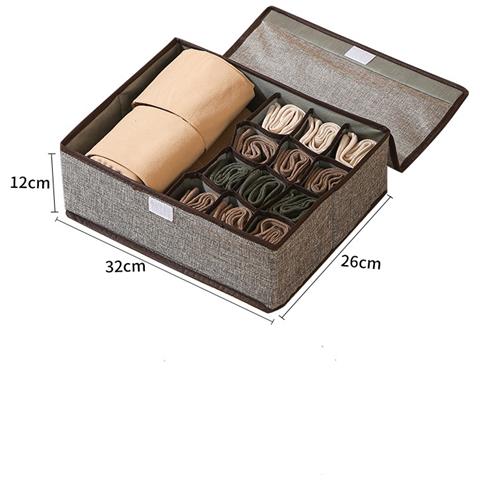 Scatola Organizer Per Biancheria Intima 3 In 1 - Divisori Pieghevoli Per Cassetti - Foto 1