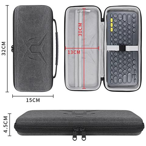 Custodia Per Tastiera Per 60/65 Tasti - Grigio - Piccola - Foto 4