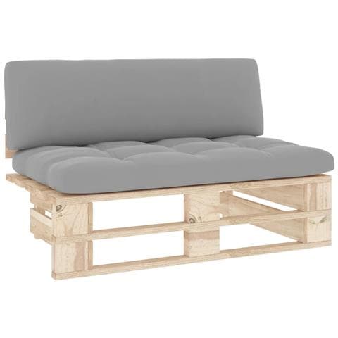 Divano Centrale Giardino su Pallet in Legno di Pino Impregnato - Foto 1