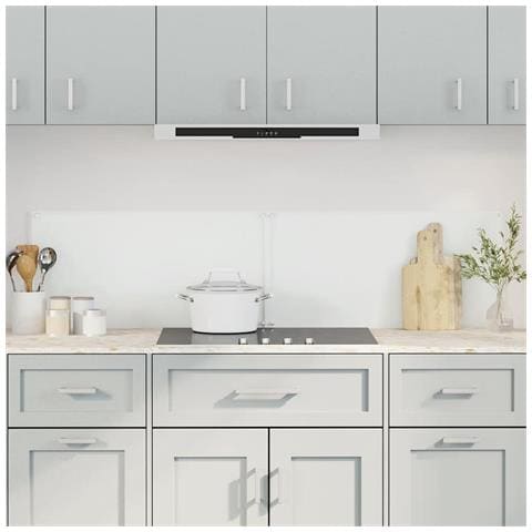 Paraschizzi per Cucina 2 pz Trasparente 80x60cm Vetro Temperato - Foto 2