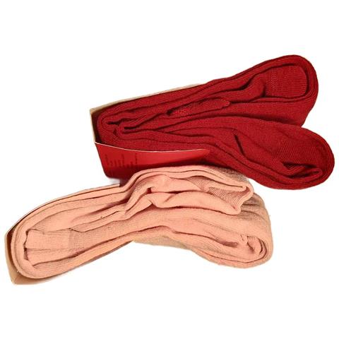 Collant Per Bambini 2 Pezzi Rosa E Rosso Taglia 128-134 Cm - Foto 4