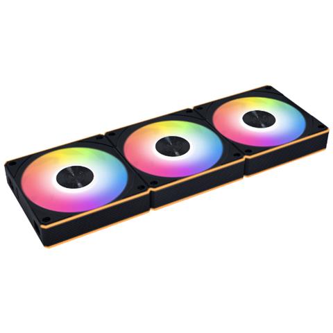 Gehäuselüfter 12CL1W3B Case per computer Ventilatore 12 cm Nero - Foto 1