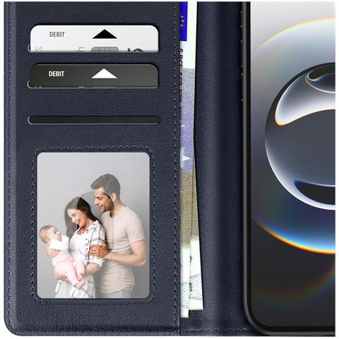 Custodia A Portafoglio Per Iphone 16 In Pelle Premium Con Funzione Stand - Foto 2