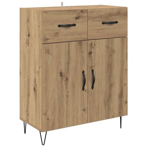 Credenza Rovere artigianale 69,5 x 34 x 90 cm Legno multistrato - Foto 1