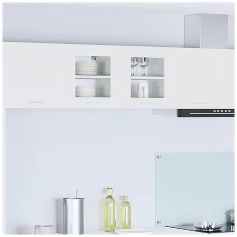 Armadio pensile Riga Bianco 40 x 31 x 40 cm Legno multistrato - Foto 2