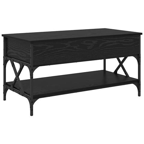 Tavolino da salotto Rovere Nero 100 x 50 x 50 cm - Foto 1