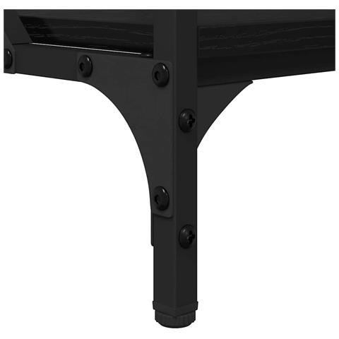 Tavolino da salotto Rovere Nero 100 x 50 x 50 cm - Foto 9