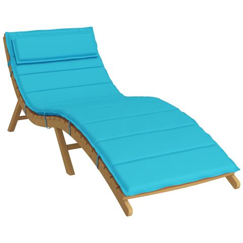 Cuscino per Lounger Sole Turchese 178 x 60 x 4 cm - Foto 1