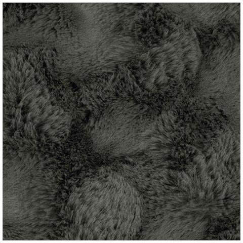 Coperta antiscivolo in finta di coniglio Olite Grigio scuro - Foto 9