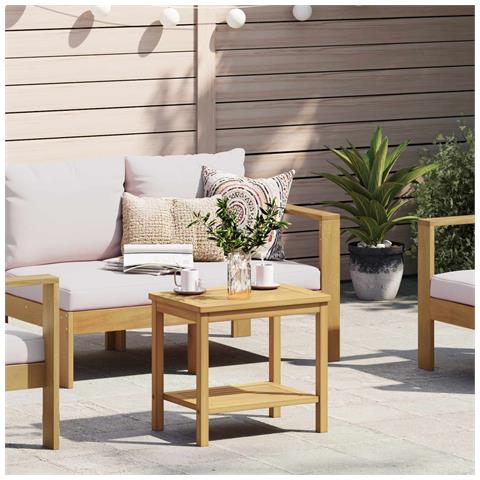 Tavolo laterale Olio Naturale 50 x 35 x 45 cm - Foto 2