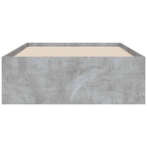 Telaio del letto con storage Sonoma grigio Legno ingegnerizzato - Foto 9