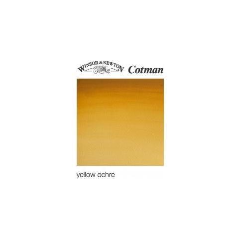 744 Cotman Acquerello 1/2 Godet Giallo Ocra - Foto 1