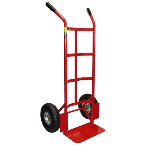 Carrello Portacasse Portata Massima Kg. 200, Corpo In Metallo, Pianale D'appoggio Con Prolungamenti Laterali, 2 Gomme Pneumatiche E 2 Impugnature In Plastica. - Foto 1