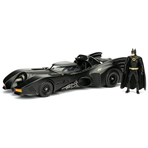 Batmobile (batman 1989) Jada Diecast Model With Batman 1:24 - Foto 1