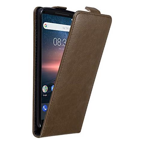 Cadorabo Custodia Compatibile Con Nokia 8 Sirocco In Bruno Caffè - Coperchio Protettivo In Design Flip Con Chiusura Magnetica - Foto 1