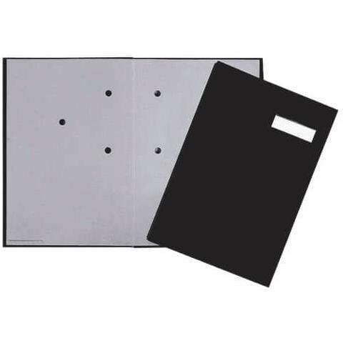 Libro Firme 20 Pagine 24x35 Cm Nero Kf31014 - Foto 1