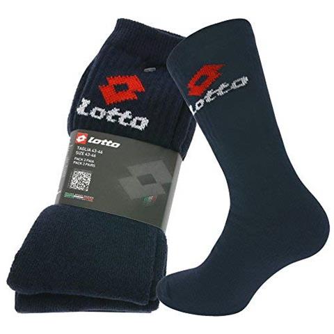 3 Paar Tennis Calzini Unisex, frottee-sportsocken, monocolore - Marino, 35-38 (3-5 Uk)  - Foto 1