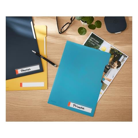 Leitz Sichthlle Cosy 47080061 A4 Pp Blau 3 St. / pack. (47080061) - Foto 3